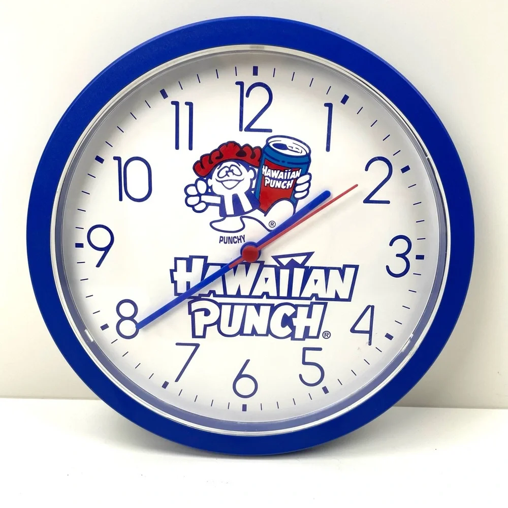 Hawaiian Punch Soda Fountain Punchy Clock